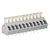WAGO 256-401 1 Pole 2.5mm 24A 45° Stackable Push Button PCB Terminal Block Grey