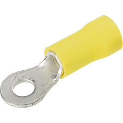 TE Connectivity 160296-0 M8 Insulated Ring Terminal Yellow 2.7 - 6.6mm²