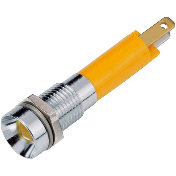 Signal Construct SMZD08422 12V Recessed Blue LED Indicator
