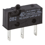 Cherry DB2C-B1AA Microswitch SPDT 10A 250V AC, Button, Q.C.