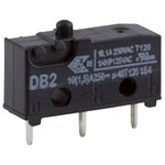 ZF DB2C-C1AA Microswitch SPDT 10A 250V AC, Button, PCB