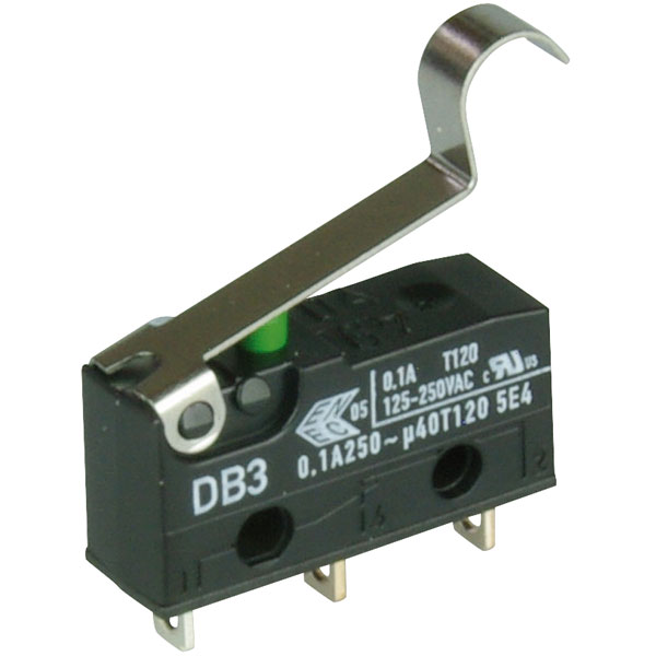 Microinterruttore Cherry DB3C-B1AA SPDT 0.1A 250V AC Con Pulsante – Tipo V4