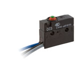 ZF DC3C-C3AA Microswitch SPDT 0.1A 250V AC, Button, Leads, IP67
