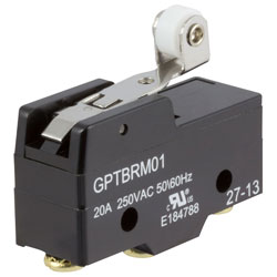 ZF GPTBRM01 Microswitch SPDT 15A 250V AC Short Roller Screw