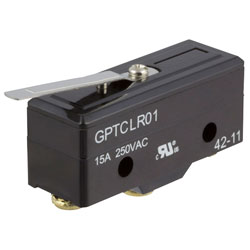 ZF GPTCLR01 Microswitch SPDT 15A 250V AC Leaf Actuator Screw | Rapid ...