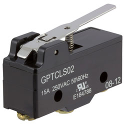 ZF GPTCLS02 Microswitch SPDT 15A 250V AC Short Lever Screw