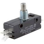 ZF E14-00M Microswitch SPDT 25A 125/250V AC Overtravel Button Q.C. 6.3x0.8mm