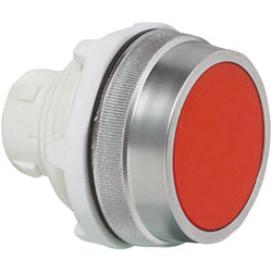 BACO Red T16AA01 Spring Return Flush Non-illuminated Push Button