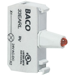 BACO 33EABL 24V Terminal Block with Blue LED