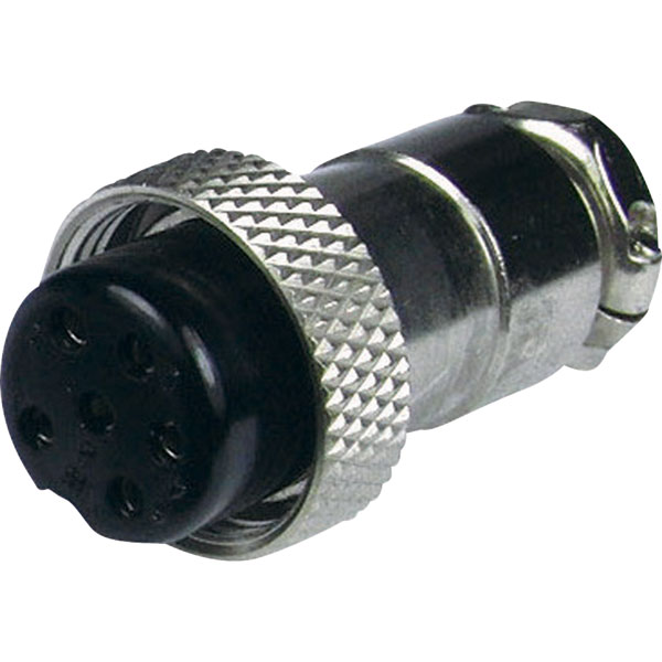  Electronic FC684213 PLUG,3 PIN STRAIGHT, ON CABLE; 6mm FEMALE
