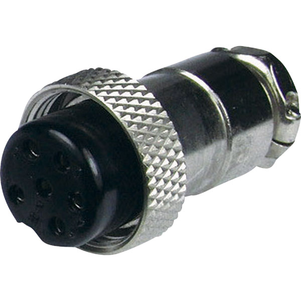  Electronic FC684214 PLUG,4 PIN STRAIGHT, ON CABLE; 6mm FEMALE