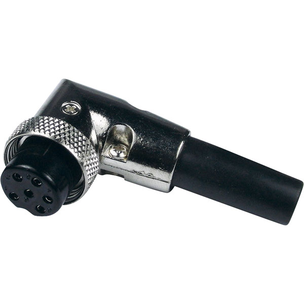 Cliff FC684228R -Pin DIN Socket, Angle, Tin plated