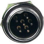 Cliff Electronic FC684205 SKT, MICROPHONE 5 PIN, PANEL MOUNTING, MALE