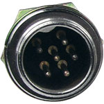 Cliff FC684207 -Pin DIN Plug, Mounting, Tin plated