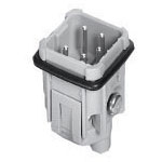 Amphenol C146 10A004 002 4 mate® A Male Insert 4+E Pin Size A3/4 Screw Lock
