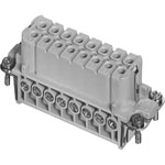 Amphenol C146 10B016 002 4 mate® A Female Insert 32+E Pin Size A10 Screw Lock