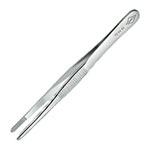 Knipex 92 64 43 Precision Tweezers Blunt Shape Nickel Plated 120mm