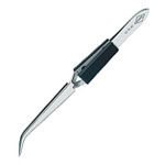 Knipex 92 95 90 Cross-Over Tweezers Nickel Plated Narrow Tips Angled 160mm