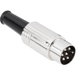 BKL Electronic DIN Plug, Cable Mount, 5 Pin (240°)