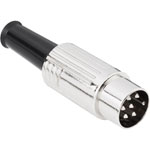 BKL Electronic DIN Plug, Cable Mount, 6 Pin