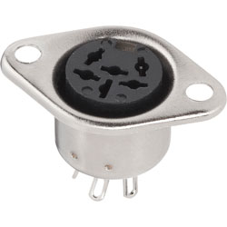 BKL Electronic DIN Socket, 5 Pin (180°)