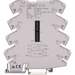 WAGO 857- 820 JUMPFLEX® Transducer KTY Transducer Light Grey