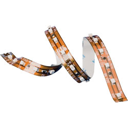 Flexible LED-Strips with series resistor White 16.8 cm / 12 LEDs voltage12 VDC