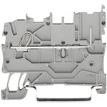 WAGO 2020-1201 1 Conductor 1 Pin Carrier Terminal Block Grey