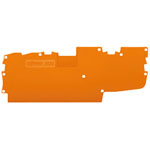 WAGO 2020-1492 1mm End and Intermediate Plate Orange