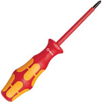 Wera 05006160001 165 i PZ Kraftfom Plus VDE Screwdriver Pozidriv PZ0 x 80mm
