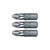 Wiha 07858 Phillips PH1, PH2 & PH3 1/4in. Hex Bit Set Pack of 3