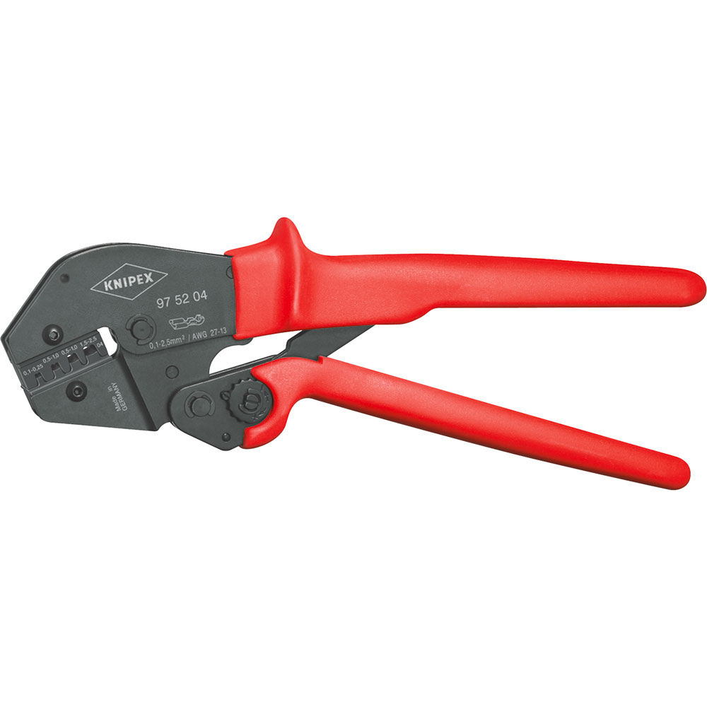 Knipex 97 52 04 Crimping Pliers Non-Insulated Open Plug Type
