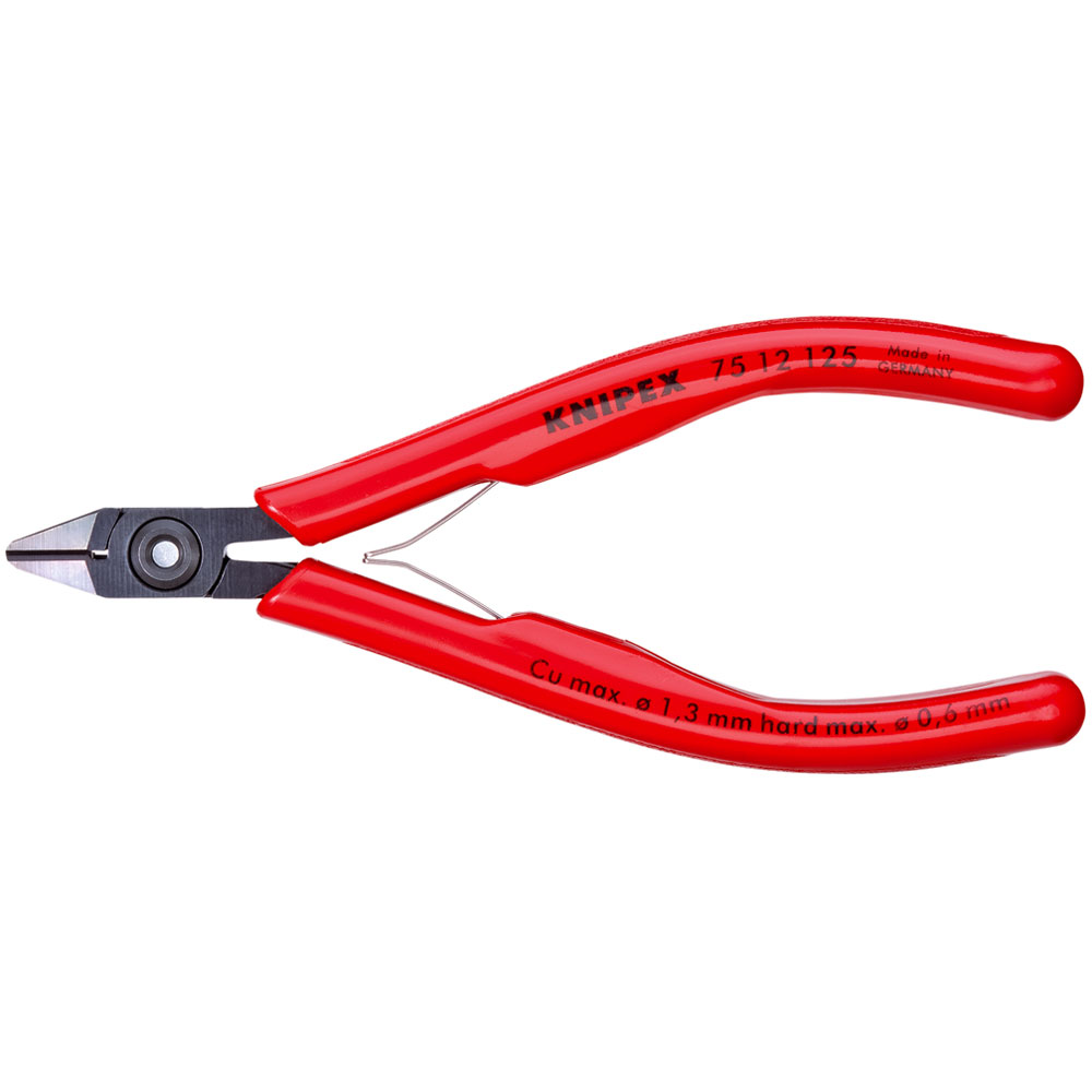thumbnail image 2 of Knipex 77 01 115 Electronics Diagonal Cutters - Precision Side Cutters For Fine Electronics Work 2 of 14