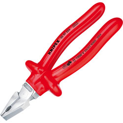 Knipex 02 07 200 VDE High Leverage Combination Pliers Dipped 200mm