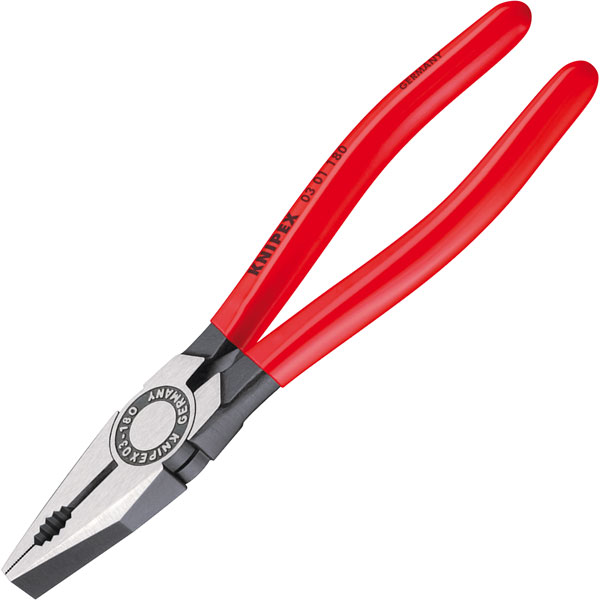 Knipex 03 01 200 Combination Pliers Plastic Coated Handles 200mm