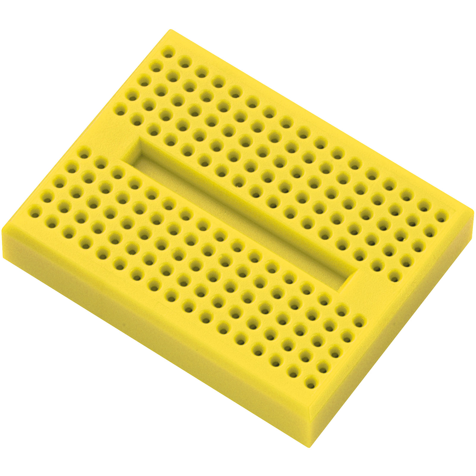 Rapid Solderless Breadboard Eic 1501 170 Point 457 X 356 X 94mm Yellow Rapid Online 6441