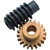 RVFM Brass Gear and Steel Worm Drive Set 1:40 (3mm bores)