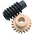 Brass Gear and Steel Worm Drive Set 1:60 (3mm bores)