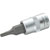 Toolcraft 1/4 Drive Socket With T-Profile Bit T10