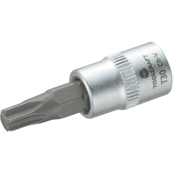 Toolcraft 1 4 Drive Socket With T Profile Bit T30