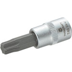 Toolcraft 1/4" Drive Socket With T-Profile Bit T40