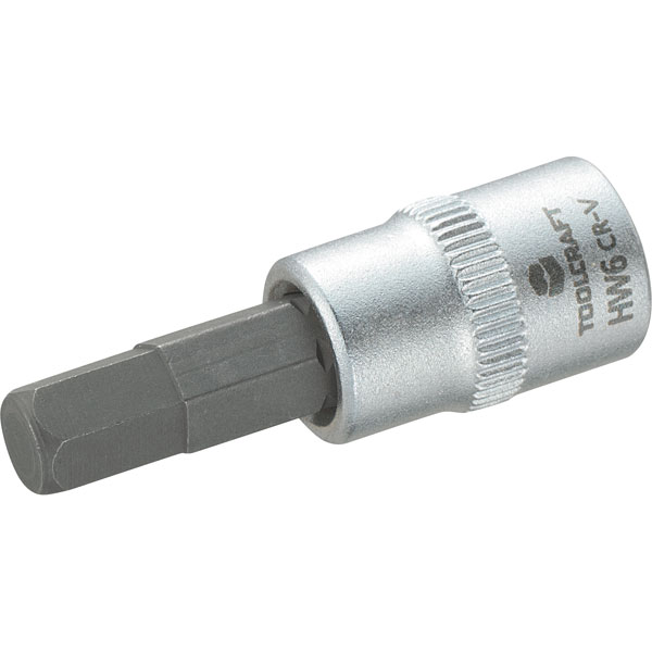 Toolcraft 1 4 Drive Socket With Inner Hex Bit 6mm