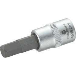 Toolcraft 1/4 Drive Socket With Inner Hex Bit 6mm