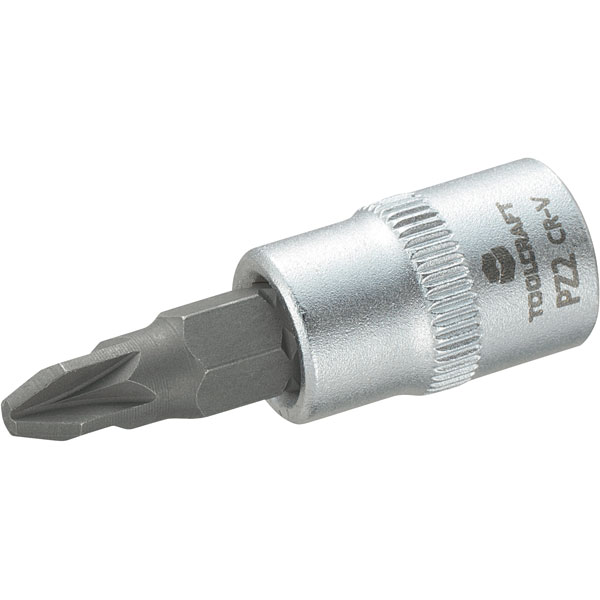 Click to view product details and reviews for Toolcraft 1 4 Drive Socket With Pozidriv Bit Pz2.