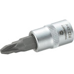 Toolcraft 1/4" Drive Socket With Pozidriv Bit PZ2