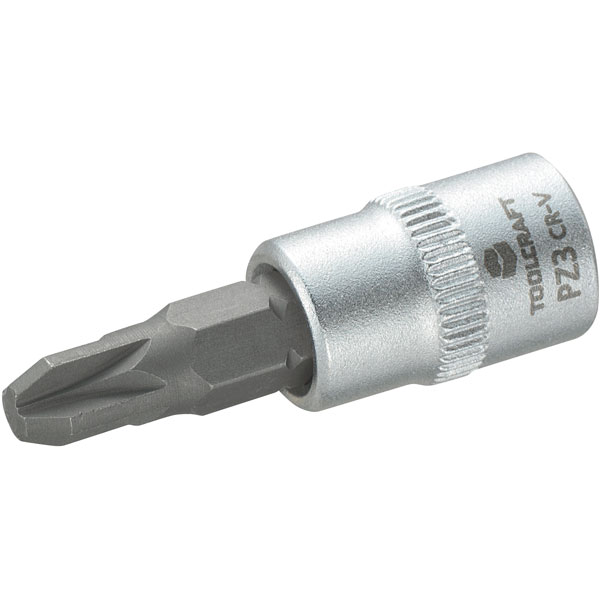Click to view product details and reviews for Toolcraft 1 4 Drive Socket With Pozidriv Bit Pz3.