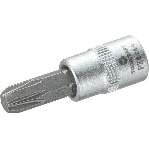 Click to view product details and reviews for Toolcraft 1 4 Drive Socket With Pozidriv Bit Pz4.