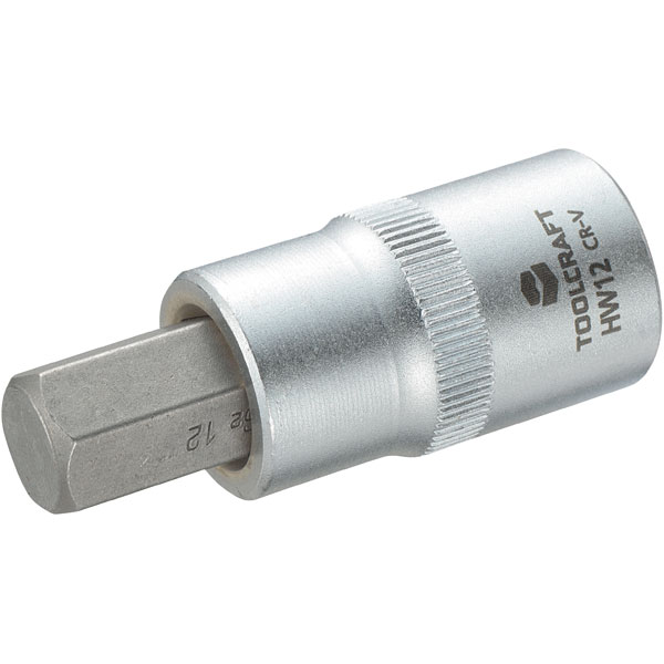 Toolcraft 1/2" Drive Socket With Hex Bit 12mm