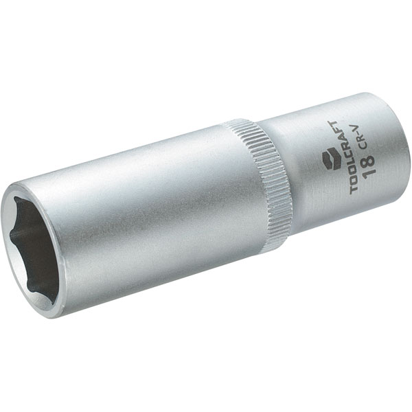 Toolcraft 1/2" Drive Long Reach Socket 18mm