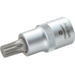Toolcraft 1/2 Drive Socket With Spline Bit M10